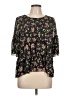 Cupio Black 3/4 Sleeve Blouse Size L - photo 1