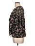 Cupio Black 3/4 Sleeve Blouse Size L - photo 5