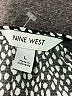 Nine West 100% Polyester Polka Dots Black Long Sleeve Blouse Size L - photo 7