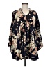 On The Road... 100% Polyester Blue Poncho Size Sm - Med - photo 1