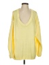 Anrabess Color Block Yellow Pullover Sweater Size S - photo 1