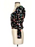 Open Edit Black 3/4 Sleeve Top Size S - photo 5