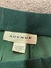 Avenue Solid Teal Formal Skirt Size 16 - photo 4