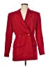 Kenar 100% Wool Color Block Red Wool Blazer Size 6 - photo 1