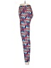 Lularoe Print Blue Red Leggings One size - photo 5