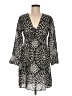 Echo Animal Print Gray Casual Dress Size M - photo 1