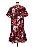 Halogen Print Red Casual Dress Size M (petite) - photo 2