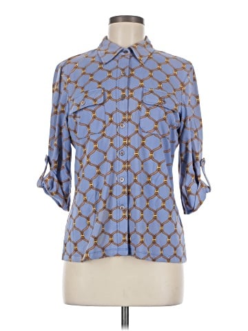 J. McLaughlin 3/4 Sleeve Button-Down Shirt (view 1)
