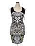 Rampage Graphic Gray Cocktail Dress Size XL - photo 1