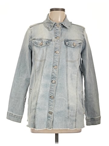 LOGO by Lori Goldstein Denim Jacket (view 1)