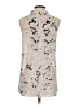 Laundry by Shelli Segal 100% Polyester Floral Pink Ivory Sleeveless Blouse Size 4 - photo 2
