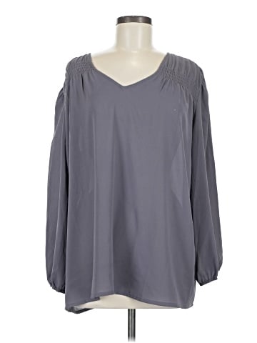 Monday Fun Long Sleeve Blouse (view 1)