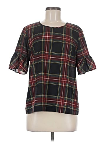 J.Crew Factory Store Short Sleeve Blouse (view 1)