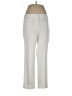 Larry Levine Solid Ivory Dress Pants Size 12 - photo 1