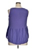 Michel Studio 100% Viscose Purple Sleeveless Blouse Size 14 - photo 2