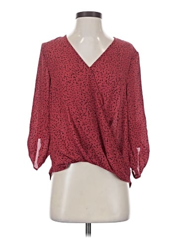 All in Favor 3/4 Sleeve Blouse (view 1)