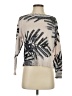 Nic + Zoe 100% Cotton Tropical Silver Pullover Sweater Size P (petite) - photo 1