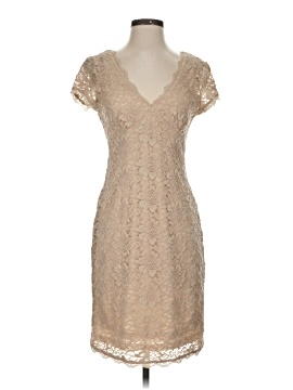 chinese dress ladies 1990s Vintage Cache Coral Appliqu Tropical Beaded Slip (2)  The Thrifty  Hippy