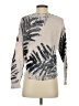 Nic + Zoe 100% Cotton Tropical Silver Pullover Sweater Size P (petite) - photo 2