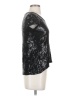 Max Studio Black Short Sleeve Top Size S - photo 4