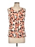 Jones Studio Orange Sleeveless Blouse Size L - photo 1