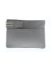 Indin Hick 100% Leather Gray Ivory Leather Clutch One size - photo 1