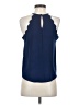 Mine Blue Sleeveless Blouse Size S - photo 2