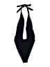 MATTE Collection Solid Black One Piece Swimsuit Size S - photo 1