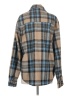 Shein Plaid Blue Fleece Size S - photo 2