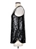 Fashion 100% Polyester Black Sleeveless Top Size S - photo 5