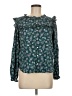 Gap Teal Long Sleeve Blouse Size M - photo 1