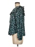 Gap Teal Long Sleeve Blouse Size M - photo 5