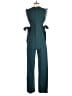 Francesca's 100% Polyester Solid Teal Jumpsuit Size XS - photo 2