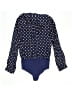 L'Agence 100% Silk Blue Long Sleeve Silk Top Size S - photo 2