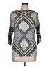 Rose + Olive Silver 3/4 Sleeve Blouse Size L - photo 1