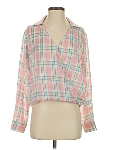 Hem & Thread Long Sleeve Blouse (view 1)