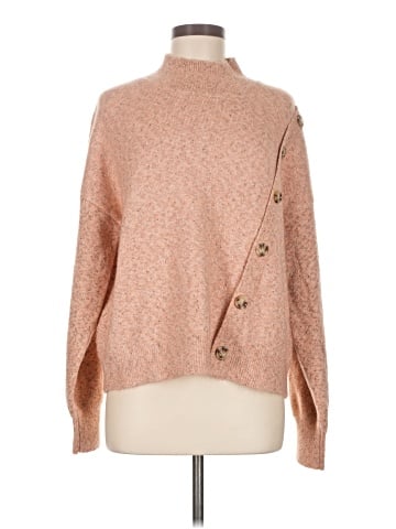 Hem & Thread Pullover Sweater (view 1)