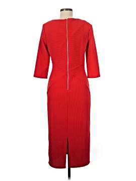 elegant midi dress long sleeve ORANGE LONG SLEEVE Midi Dress