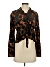 Zara Brown Long Sleeve Blouse Size XS - photo 1