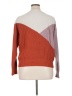 Sophie Rue Color Block Burgundy Pullover Sweater Size XL - photo 2