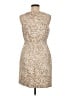 Calvin Klein Animal Print Tan Cocktail Dress Size 8 - photo 2