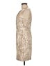 Calvin Klein Animal Print Tan Cocktail Dress Size 8 - photo 5