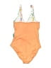 Unbranded Tropical Orange One Piece Swimsuit Size 8 - photo 2