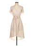 Sienna Sky 100% Polyester Polka Dots Tan Casual Dress Size XS - photo 1