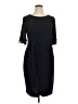 Connected Apparel Black Cocktail Dress Size 14W - photo 1