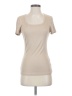 Unbranded Tan Short Sleeve Turtleneck Size S - photo 1