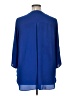 Chaus 100% Polyester Blue 3/4 Sleeve Blouse Size 1X - photo 2