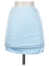 Shein Solid Blue Casual Skirt Size XS - photo 1