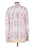 Unbranded 100% Rayon Paisley Ivory Long Sleeve Blouse Size L - photo 2