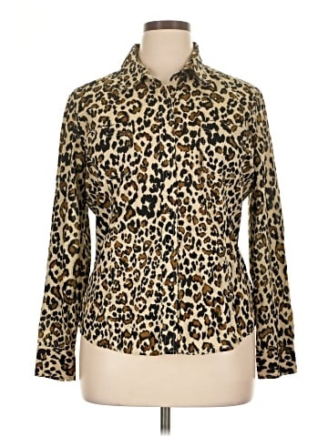 Jones New York Sport Long Sleeve Button-Down Shirt (view 1)